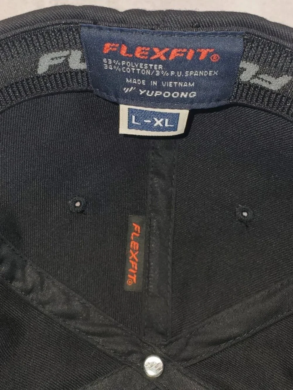 Retro Pioneer Seed Patch Hat Vintage Agriculture Flexfit Cap Black L/XL New 80s